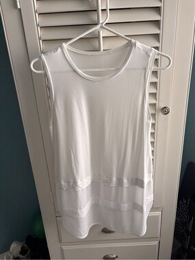 Michael Kors Women’s White Layered Tank Top